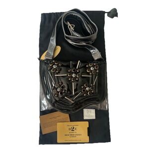 NWT Vintage Bracher Emden Crossbody Bag, Sea Snake/Farmed Leather